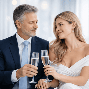 A couple representing sugar dating